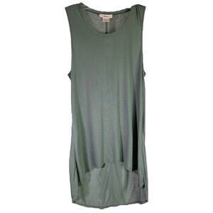 Helmut Tank‎ Top Womens S Boho Sleeveless Scoop Neck High Low Pullover NWT $95